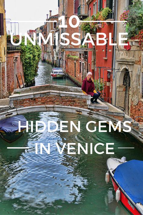 Venice is one of the world’s most iconic cities and its attractions are visited by 20 million people every year. Yet if you know where to look, there are some lesser known sights that are well worth seeking out. We have rounded up 10 unmissable hidden gems in Venice to inspire your wanderlust. 1 – Dorsoduro area This area of Venice is less crowded than most and with the recent opening of new luxury hotels it will no doubt rise in popularity. Crossing over the Ponte dell’Academia you come ac.... Venice Attractions, Floating City, Venice Travel, Trip To Italy, European Vacation, Italy Trip, Grand Canal, Italy Vacation, Travel Italy