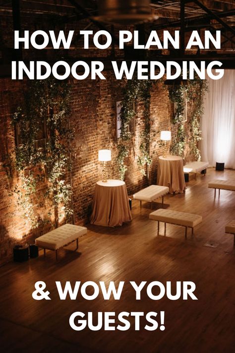 Indoor Wedding With Outdoor Feel, Small Wedding At Home Indoor, Home Wedding Ideas Indoor Small Decor, Wedding Reception Lighting Indoor, Indoor Wedding Reception On A Budget, Simple Wedding Reception Decorations Indoor, Small Wedding Venue Ideas Indoor, Indoor Country Wedding, Small Indoor Wedding Reception