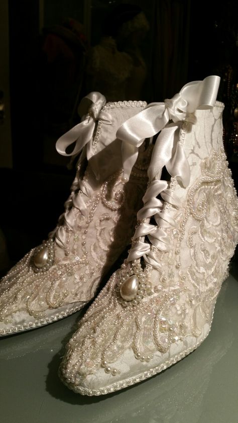 Vintage Wedding Boots, Victorian Wedding Boots, Lace Wedding Boots, House Of Elliot, Wedding Shoes Vintage, Victorian Shoes, Bridal Boots, Wedding Shoes Lace, Wedding Boots