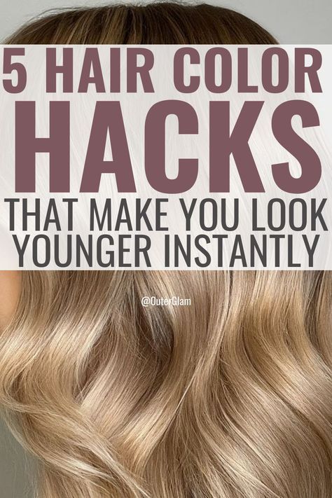 Whether you're struggling with grays, dullness, or lackluster color, achieving a youthful hair hue can seem daunting. If you're aiming to turn back the clock and rejuvenate your appearance effortlessly, these 5 hair color hacks are what you need. From strategic highlights to subtle shifts in tone, discover the secrets to instantly looking younger with your hair color. Best Home Hair Dye, How To Dye Hair At Home, Grey Blonde Hair, Looking Younger, Best Hair Dye, Dark Blonde Hair Color, Diy Hair Color, Brown Hair Dye, Hair Color Chart