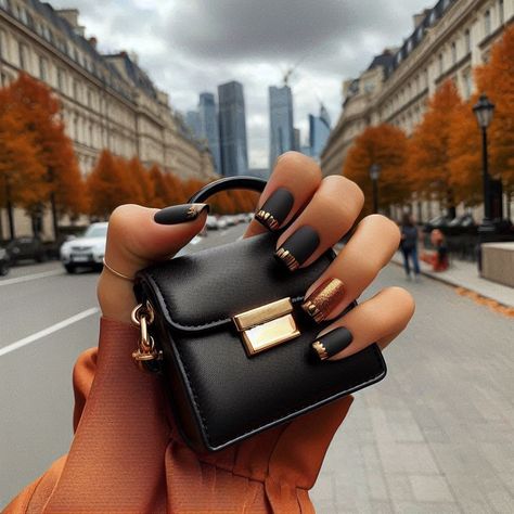 10 Fall Matte Nail Ideas 26 Matte Nail Ideas, Nail Ideas Fall, Matte Nail, Matte Nails, Orange Brown, Rich Colors, Fall Vibes, Short Nails, Rich Color