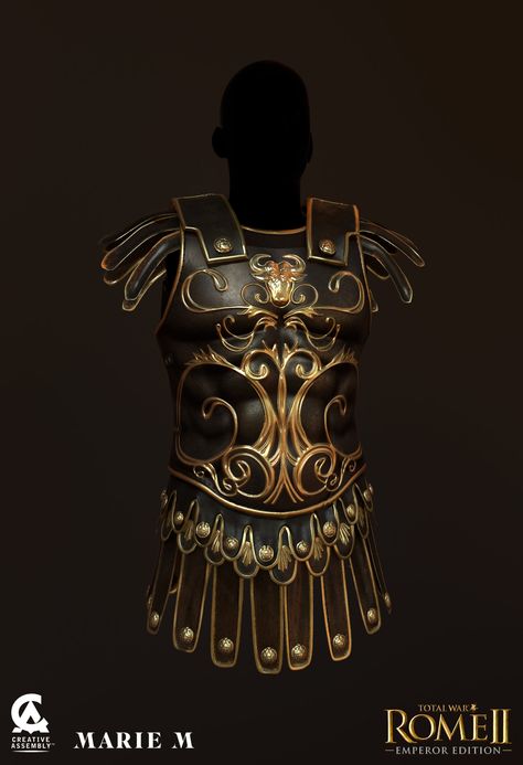 ArtStation - Total war : Rome II - Emperor Edition, Marie-Michelle Pepin Ryse Son Of Rome, Gladiator Armor, Imperiul Roman, Roman Armor, Roman Warriors, Roman Legion, Armor Clothing, Ancient Armor, Roman Soldiers