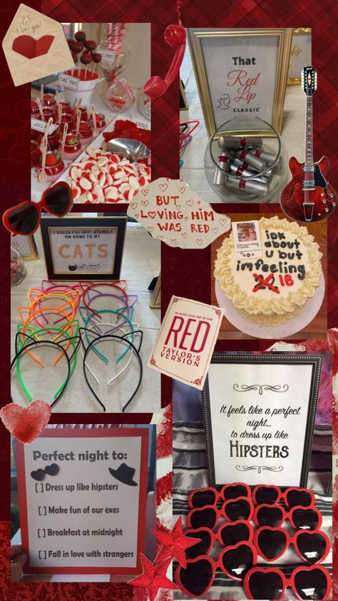 #redtaylorswift #red #redaesthetic #taylorswift #birthday Taylor Swift Red Party Theme, Red Taylor Swift Theme Party, Taylor Swift 22 Themed Birthday Party, Taylor Swift Birthday Party Cake, Taylor Swift Food Ideas, Taylor Swift Party Food, Taylor Swift Themed Food, Taylor Swift Bday Party, Taylor Swift Themed Birthday Party