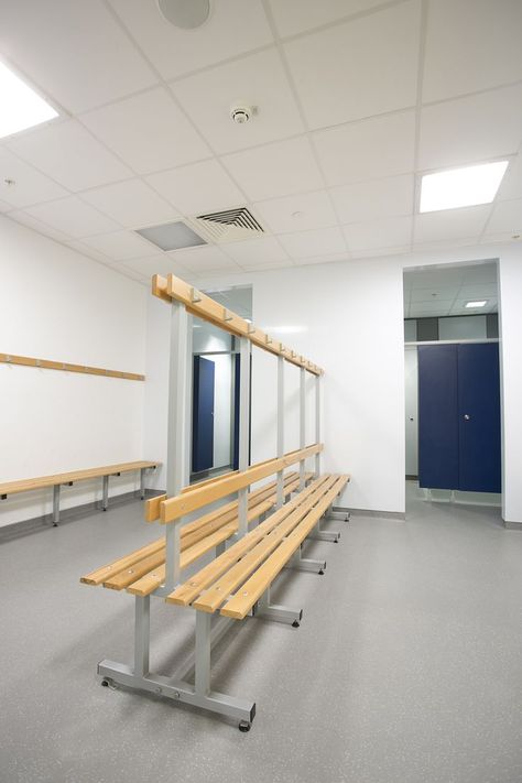 Changing room bench solutions ideal for educational settings School Changing Room, Gym Changing Room, Locker Room Bench, Annoying Brother, Room Bench, Room Gym, School Lockers, Gym Room, Changing Room