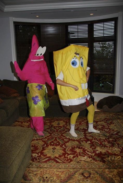 Patrick Costume, Spongebob And Patrick Costumes, 2023 Costumes, Spongebob Costume, Spongebob And Patrick, Star Costume, Dynamic Duos, Pretty Halloween Costumes, Duo Halloween Costumes