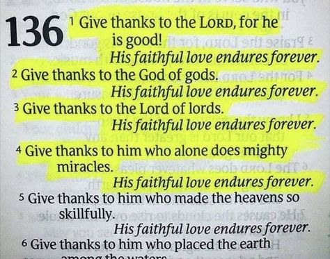 Psalm 136:1-5 Quotes About Giving, Psalm 136, Giving Quotes, I Declare, Prophetic Word, Shake Off, Giving Thanks, Bible Notes, Prayer Verses