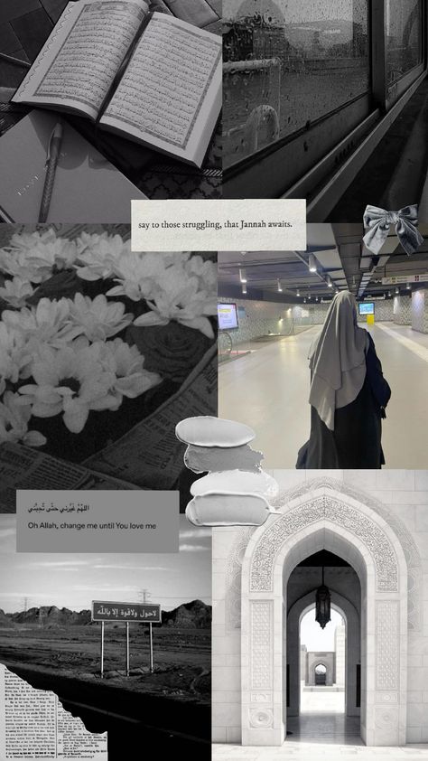 ₍‧₊˚🖇️✩ ₊˚🩶⊹  #islamic #grey #aesthetic #islamicwallpaper #greyaesthetic #aestheticwallpaper #muslimah #hijabi #Muslim #collage #greywallpaper #aestheticislamicwallpaper #greycollage #aestheticcollage #islamiccollage Gray Islamic Aesthetic, Islam Collage Wallpaper, Grey Islamic Wallpaper, Halal Wallpapers, Islamic Collage Wallpaper, Collage Islamic, Islam Collage, Wallpaper Islami Aesthetic, Computer Wallpaper Quotes