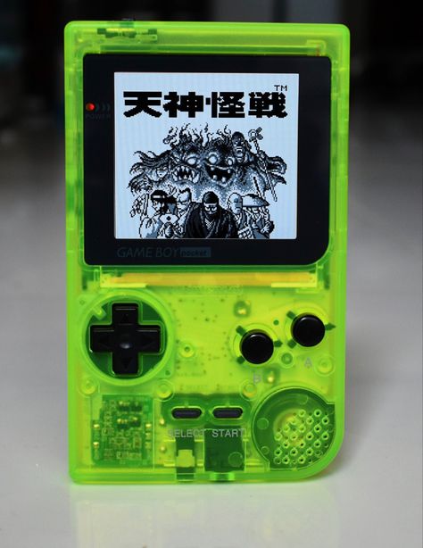 Gameboy Color, Game Boy, Clear Cases, Gaming Products, Nintendo, Gaming, Neon, Louis Vuitton, Lighting