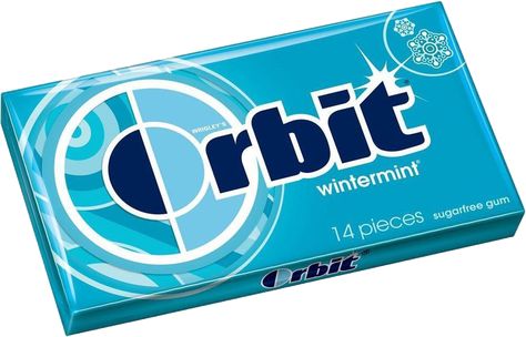 Chewing Gum Orbit Chewing Gum, Gum Aesthetic, Gum Png, Mint Gum, Mike And Ike, Sugar Free Gum, Sugar Free Candy, Food Png, Image Stickers