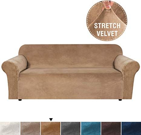 Amazon.com: Velvet Plush Stretch Sofa Slipcover Sofa Cover Furniture Protector Couch Soft with Elastic Straps for Anti-Slip, High Stretch Velvet Plush Sofa Slipcovers for 3 Seater Sofa(Large, Luggage): Home & Kitchen Couch Slipcover, Plush Furniture, Loveseat Covers, Velvet Couch, Loveseat Slipcovers, Couch And Loveseat, Plush Sofa, Slip Covers Couch, Furniture Slipcovers