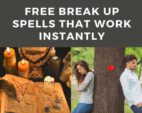 Breakup Spells Relationships, Break Up Spells That Work Fast, Breakup Spell, Friendship Breakup, Voodoo Rituals, Break Up Spells, Wiccan Magic, Tarot Card Readers, Psychic Reader