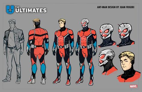 Heroes And Villains Costumes, Ant Man Suit, Marvel Concept Art, Marvel Character Design, Ultimate Marvel, Ultimate Spider Man, Marvel Xmen, Superhero Villains, Comic Book Superheroes