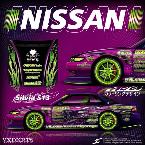 Carx Drift Racing Livery, Drift Livery, Rally Car Design, Car Livery, Nissan R34, Slammed Cars, Hot Wheels Cars Toys, Dodge Challenger Srt Hellcat, Car Ramps