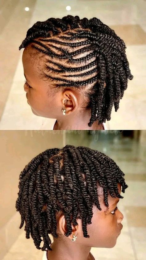 Lines Hairstyles African Natural Hair, Snoopy Hairstyles, Updo With Twists, Kiddie Hairstyles, Best Braid Styles, Kids' Hairstyles, Baby Cut, Hairstyles For Natural Hair, African Natural Hairstyles