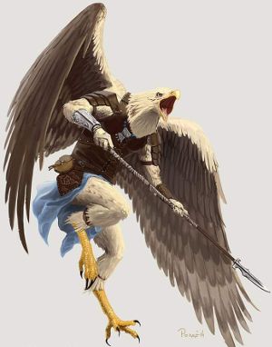 Pencak Silat, Fantasy Races, Dungeons And Dragons Characters, An Eagle, Fantasy Warrior, Fantasy Rpg, Medieval Fantasy, Fantasy Artwork, Creature Design