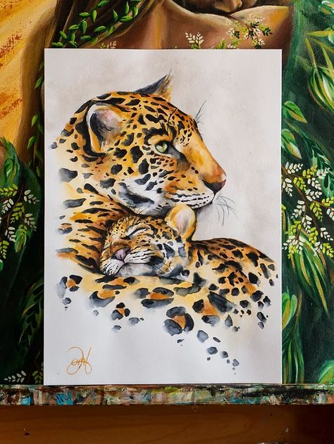 Colourful Animal Art, Animal Art Work, Canvas Animal Painting, Tiger Canvas Painting, Art Tigre, Animal Paintings Acrylic, Watercolor Paintings Of Animals, Black Canvas Paintings, Oil Painting Nature