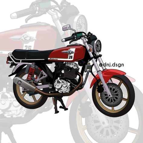 Moto Drawing, Gl 100, Car Anime, Motor Klasik, Honda Gl, Sepeda Motor, Honda Cb, Cars And Motorcycles, ? Logo