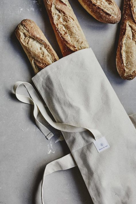 Zero Waste Kitchen, Bread Bags, Use Of Plastic, Zero Waste Living, Zero Waste Lifestyle, Baguette Bag, Eco Bag, Market Bag, Reusable Bags