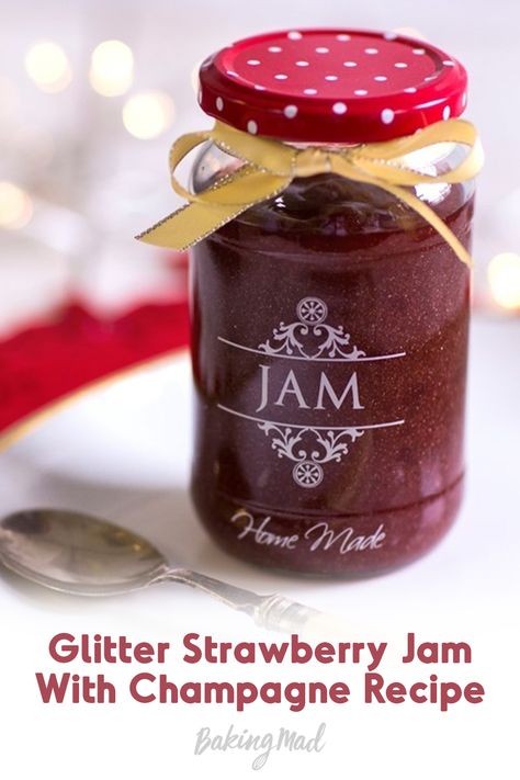 Strawberry Champagne Jam, Bacon Jam Recipe, Champagne Recipe, Strawberry Sangria, Freezer Jam, Strawberry Champagne, Bacon Jam, Jam And Jelly, How To Make Jam