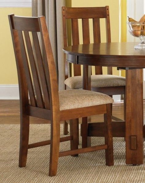 Mission Oak Dining Room Chair - Ideas on Foter Craftsman Dining Table, Oak Dining Room, Simple Dining Table, Mission Furniture, Silver Furniture, Hickory Furniture, Dining Room Contemporary, Mission Oak, Chair Ideas