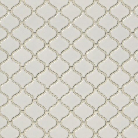 Bianco Arabesque 6mm Arabesque Backsplash Kitchen, Glass Arabesque Tile, Pattern Backsplash, Moroccan Tile Backsplash, Arabesque Tiles, Arabesque Tile Backsplash, Arabesque Backsplash, Fireplace Backsplash, Arabesque Tile