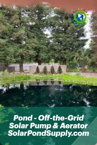 Pond Solar Powered Pump & Aerator System DIY Solar Pond, Pool Pumps, Off The Grid, Solar Powered, Solar Power, Swimming Pool, Under Construction, Solar, Swimming