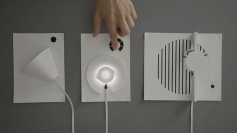 Soft Robotics, Projection Installation, Interactive Poster, Paper Circuits, Speculative Design, Lamp Kit, 타이포그래피 포스터 디자인, Painting Lamps, Id Design