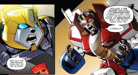 YOU HAVE MEH, STAR Starscream And Bumblebee, Starbee Transformers, Starscream Idw, Idw Starscream, Transformers Earthspark, Transformers Starscream, Transformers Funny, Transformers Bumblebee, Transformers Comic