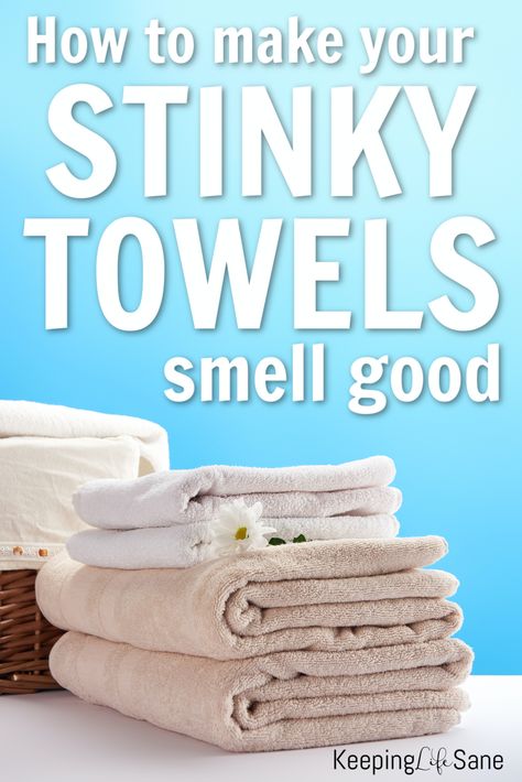 Mildew Smell Out Of Towels, Soften Towels, Smell Out Of Towels, Smelly Laundry, Washer Smell, Dog Pee Smell, Smelly Clothes, Mold Smell, Smelly Towels