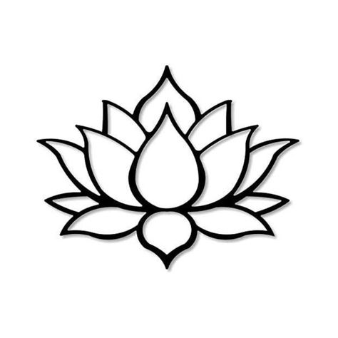 Lotus Flower Easy Drawing, Lotus Silhouette, Lotus Flower Simple, Lotus Tattoo Stencil, American Traditional Lotus Tattoo, Simple Lotus Flower Tattoo Design, Lotus Stencil, Lotus Flower Tattoo Stencil, Traditional Lotus Flower Tattoo