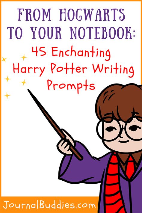 Calling all Potterheads! These Harry Potter writing prompts are just a starting point for your magical storytelling adventures. Let your imagination soar like a hippogriff! #HarryPotterWritingPrompts #WizardWritingIdeas #JournalBuddies Harry Potter Writing, High School Journal, Creative Writing For Kids, Harry Potter Journal, Free Writing Prompts, Journal Prompts For Kids, Harry Potter Potions, Daily Journal Prompts, Writing Prompts For Kids