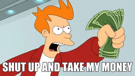 Jurassic World: Fallen Kingdom - Life Size Baby Blue Statue by Prime 1 Studio - The Toyark - News Take My Money Meme, Guitar Humor, Futurama Meme, Money Meme, Meme Names, Money Cards, Take My Money, Tv Show Quotes, My Money