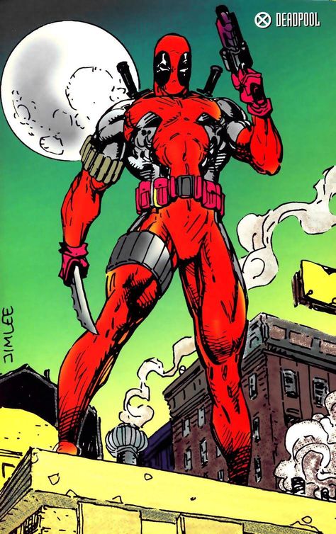 Deadpool Classic Marvel Comics, 90s Comics, Dc Artwork, Comic Aesthetic, Jim Lee Art, Marvel Comics Deadpool, Filmmaking Inspiration, Comic Inspiration, Lady Deadpool