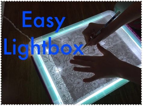 Photo Box Diy, Light Box For Tracing, Diamond Chart, Preschool Creative Art, Light Box Diy, Useful Projects, Baby Play Activities, Electronics Projects Diy, Diamond Paint