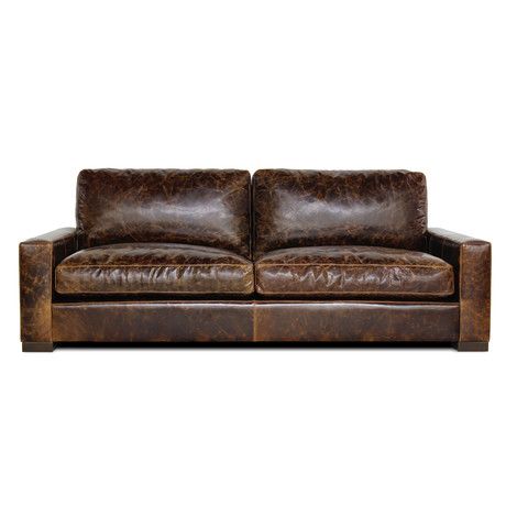 Nice distressed leather Leather Couches Living Room, Industrial Sofa, Trendy Furniture, Leather Sofa Set, Leather Couch, Living Room Leather, Comfortable Sofa, Leather Furniture, Couches Living Room