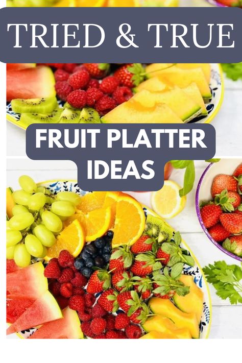 Fresh and tasty fruit platter ideas that’ll make your healthy dessert a total crowd pleaser. Fresh Fruit Platter Ideas, Fresh Fruit Platter Display Ideas, Ideas For Fruit Trays Party Platters, Fruit Platter Ideas For Baby Showers, Mother’s Day Fruit Tray Ideas, Fruit Tray Ideas For Party Simple, Fruits Platter Ideas, Fruit Plates Party Platter Ideas, Fruit Plate Aesthetic