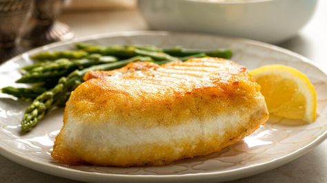 The Best Way To Cook Halibut For A Bright And Buttery Finish How To Cook Halibut, Best Halibut Recipes, Pan Seared Halibut Recipes, Pan Seared Halibut, Seared Halibut, Halibut Recipe, Halibut Recipes, Baking Measurements, Cod Recipes