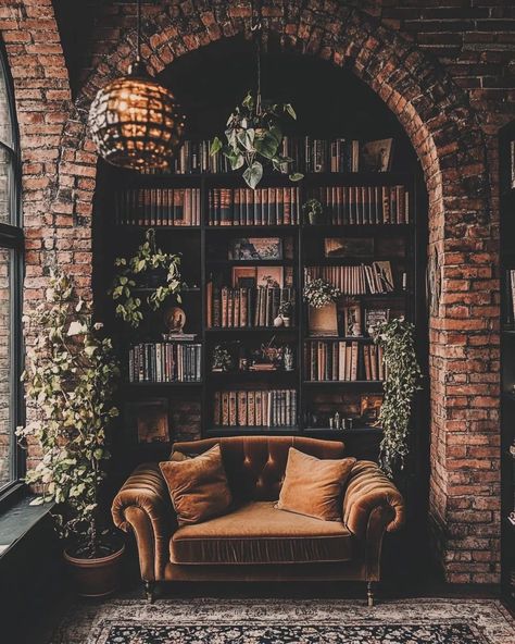 Autumn Library, Diy Tips And Tricks, Library Cafe, Wine Book, Furniture Flip, Comfy Seating, Ikea Hackers, Urban Loft, Reading Corner