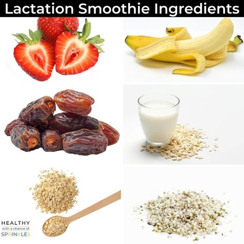 Simple Strawberry Oat Milk Lactation Smoothie - Healthy With a Chance of Sprinkles Strawberry Oat Milk, Lactation Smoothie Recipes, Lactation Smoothies, Lactation Snacks, Lactation Recipes Smoothie, Breastfeeding Snacks, Lactation Smoothie, Boost Milk Supply, Gothic Baby