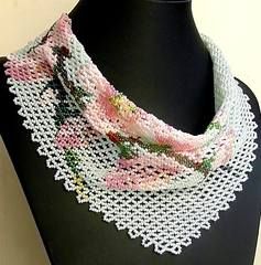 Free Jewellery Making Tutorials, Beaded Scarf, Gladioli, Beading Netting, Beadwork Necklace, Scarf Necklace, Beading Jewelery, Beaded Collar, Jewelry Making Tutorials