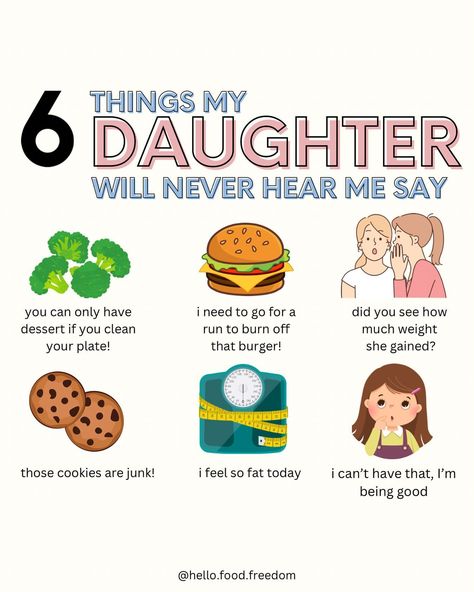 want to know the best way to help your kids grow up with a healthy relationship with food? 👇 work on healing your own relationship with food. our kids pick up on EVERYTHING that we do. the best way to create positive food and body habits for your kids is to model them through your own actions. 🙌 committing to working on your relationship with food can be scary and difficult, but knowing that you are able to model what a healthy relationship with food and body looks like (on top of the inc... Food Relationship, Healthy Habits For Kids, Food Work, Healthy Relationship With Food, Food Freedom, A Healthy Relationship, Relationship With Food, Recovery Quotes, Diet Culture