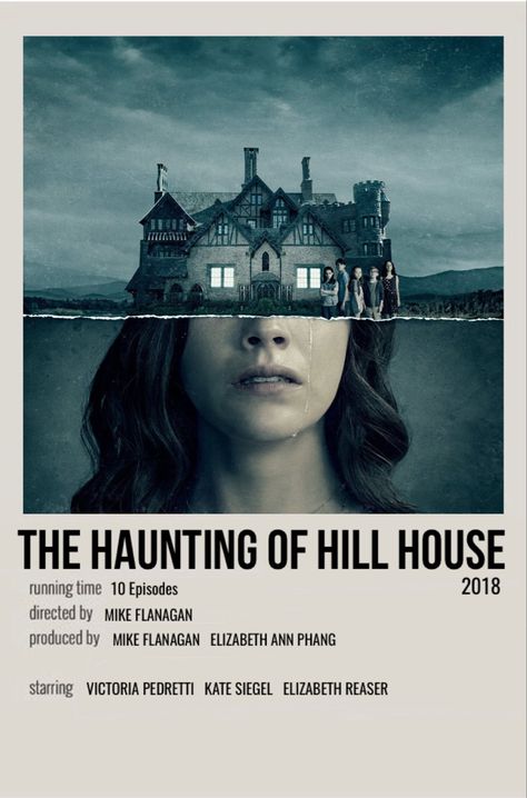 Movie Character Posters, The Haunting Of Hill House, Haunting Of Hill House, Helloween Wallpaper, Iconic Movie Posters, Movie Card, Series Poster, Film Posters Minimalist, Great Movies To Watch