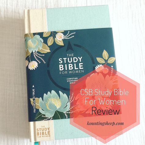 CSB Study Bible for Women [Review] – Kounting Sheep Study Bible For Women, Csb Bible, Bible For Women, New Bible, Study Bible, Study Guide, Bible Journaling, Bible Study, My Blog