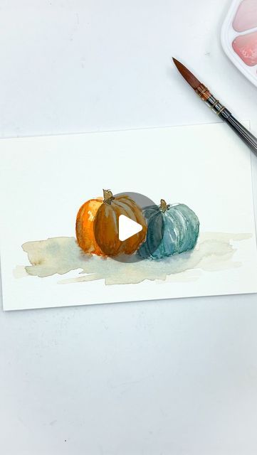 Shelly Cluff- Watercolor and Acrylic Artist on Instagram: "If this felt too quick to follow, I have good news! If you comment PUMPKINS, I’ll send you a link to my YouTube video on how to paint watercolor pumpkins! 

They’re pretty simple and so fun, I’d love to see yours if you give it a try. 

#watercolortutorial #easywatercolor #watercolortips #watercolorteacher #watercolorprocess" November Watercolor, Pumpkin Tutorial, Watercolor Tips, Paint Watercolor, Acrylic Artists, Watercolor Pumpkins, Easy Watercolor, Watercolour Tutorials, My Youtube Channel