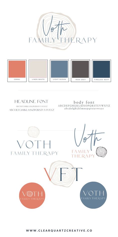 Therapy Branding, Growth And Evolution, Brand Colour Schemes, Branding Guide, Wellness Branding, Cool Palette, Unique Logos, Identity Design Inspiration, Diy Branding