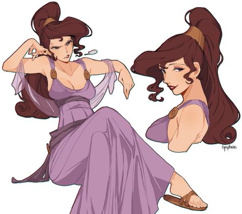 Megara Disney, Megara Hercules, Meg Hercules, Hercules Disney, Disney Hercules, Walt Disney Pictures, Disney Favorites, Disney Fan Art, Disney And Dreamworks