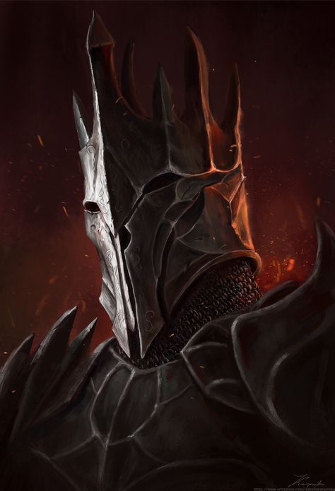 Lord Of The Rings Sauron Art, Templar Knight Tattoo, Lord Sauron, Middle Earth Shadow, Witch King Of Angmar, Shadow Of Mordor, Middle Earth Art, Caracter Design, Lotr Art