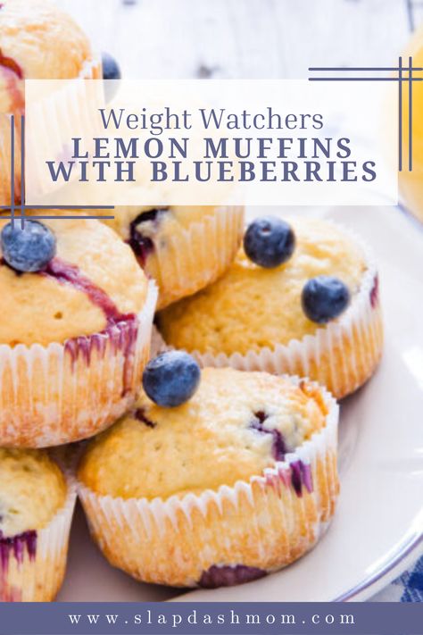 Weight Watchers Blueberry Muffins, Perfect Blueberry Muffins, Weight Watchers Muffins, Weight Watcher Desserts, Ww Breakfast, Ww Meals, Weight Watchers Meal Plans, Kids In The Kitchen, Weight Watchers Recipes Desserts