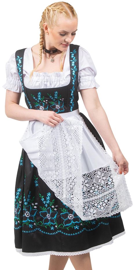 PRICES MAY VARY. A Must-Have for Oktoberfest - Whether you're celebrating in Munich or staying stateside, our dirndl is sure to bring authentic Bavarian style to your party. Rich with color and traditional embellishments, this dirndl is perfect for enjoying a stein or two with the rhythmic beat of oompah music washing over you. Rooted in Tradition - Are you tired of the lower quality beer garden costumes for women? Splurge for a dirndl rooted in tradition and quality. Our 3-piece set comes with Oktoberfest Halloween Costume, German Dirndl Dress, German Dress Dirndl, Oktoberfest Dress, German Oktoberfest, Oktoberfest Halloween, Lace Apron, German Dress, Oktoberfest Outfit