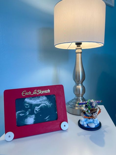 Toy Story Inspired Bedroom, Disney Pixar Nursery, Toy Story Bedroom Decor, Toy Story Theme Nursery, Diy Toy Story Room Decor, Subtle Toy Story Nursery, Pixar Nursery Ideas, Andy’s Room Toy Story, Simple Disney Nursery